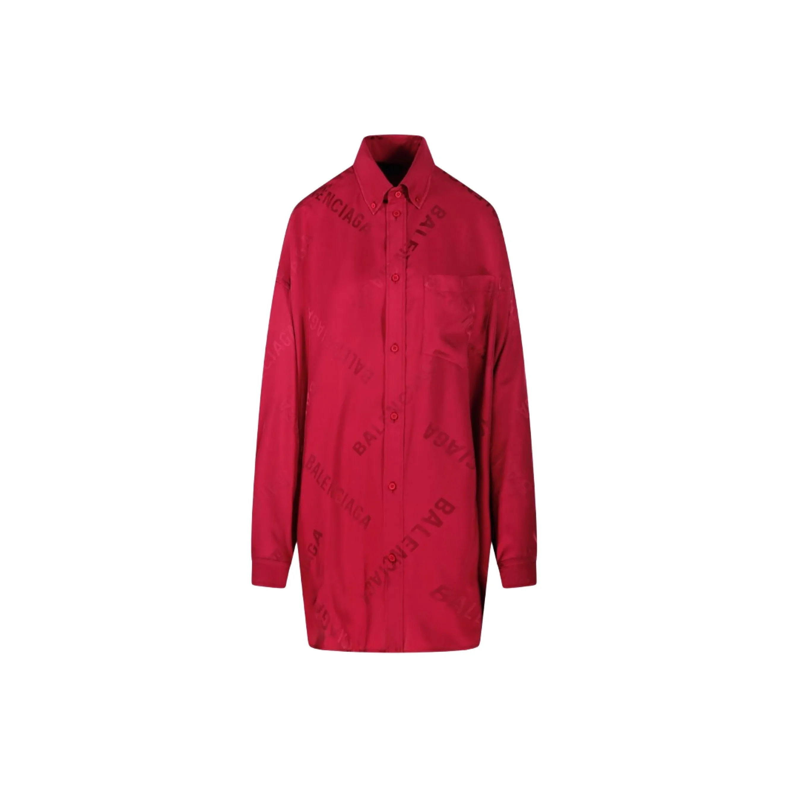 Balenciaga Collared Long Sleeve Shirt