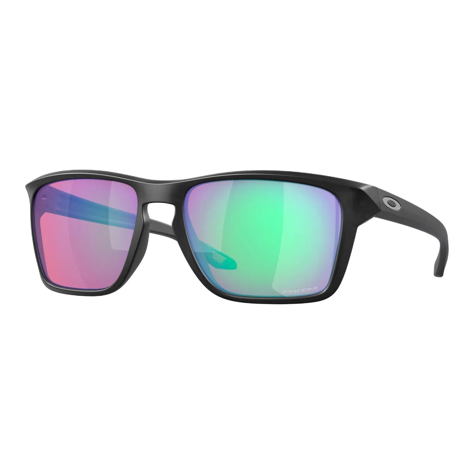 Oakley Plastic Irregular Shape Sunglasses Unisex Black