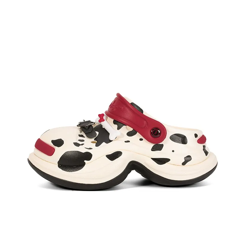 Ouder Песочный Сердце CAVE Лето Fashion Trend Vintage Универсальный Пляж Сабо Женские Черный белый