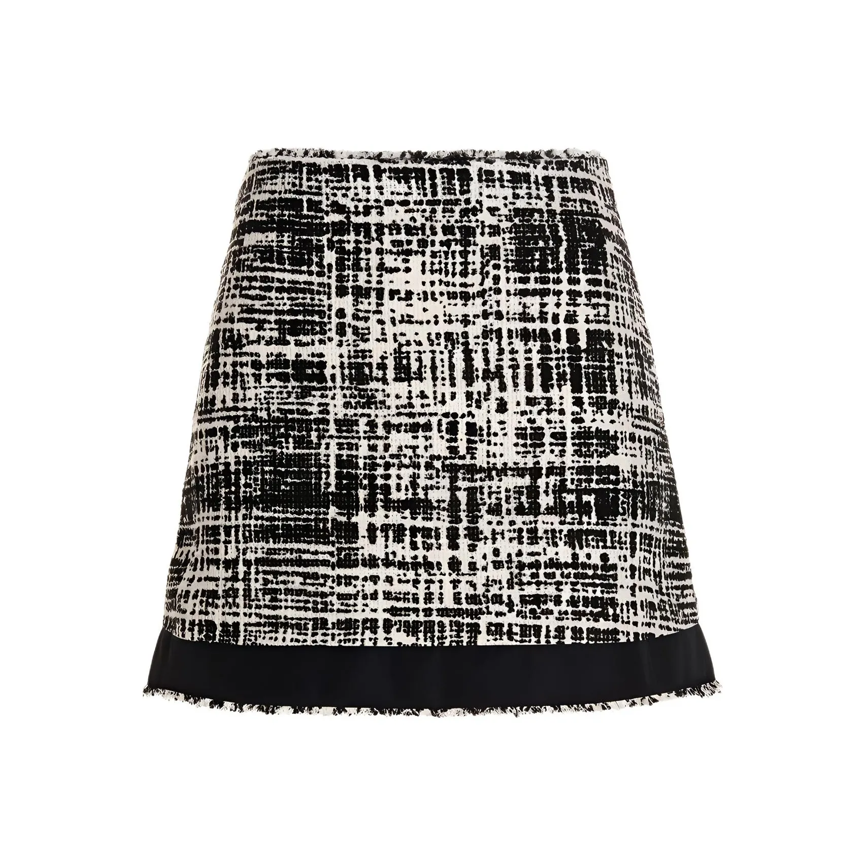 PRADA Короткая Юбка Женская Черная