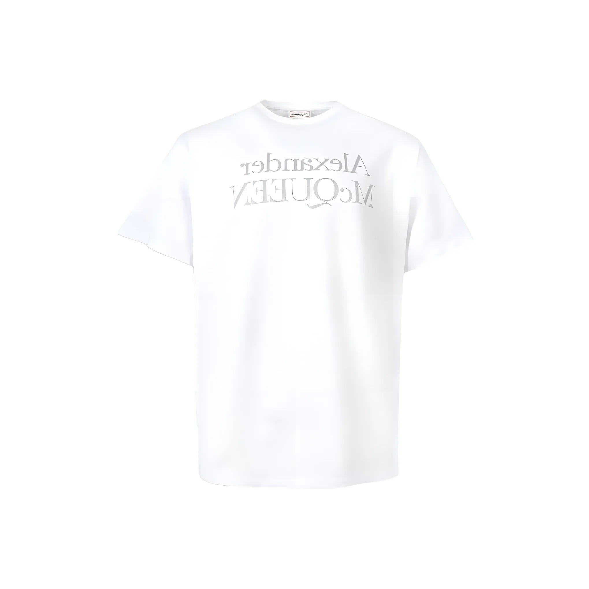 Alexander McQueen Reflective Logo Printed T Shirt