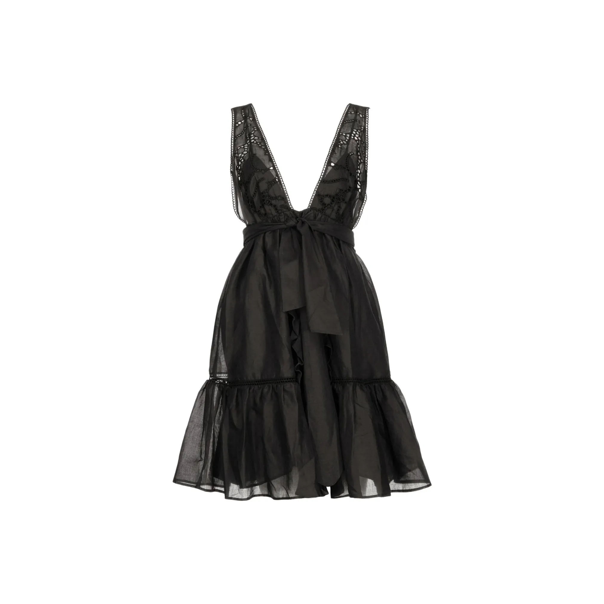 PINKO SS23 Slip Dress Women's Black