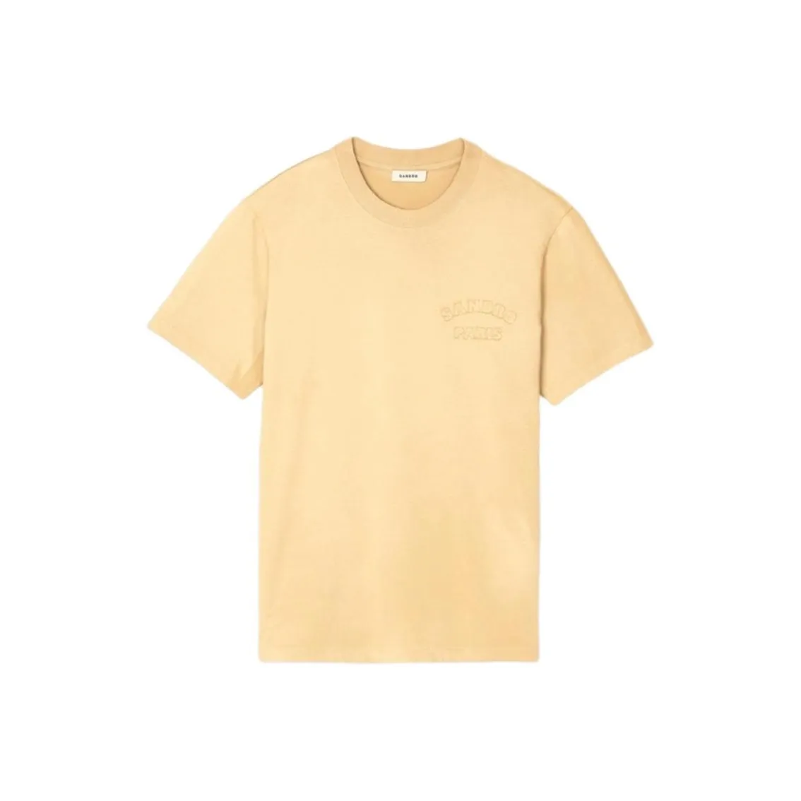 Sandro Светло-янтарный Мужской T-рубашки