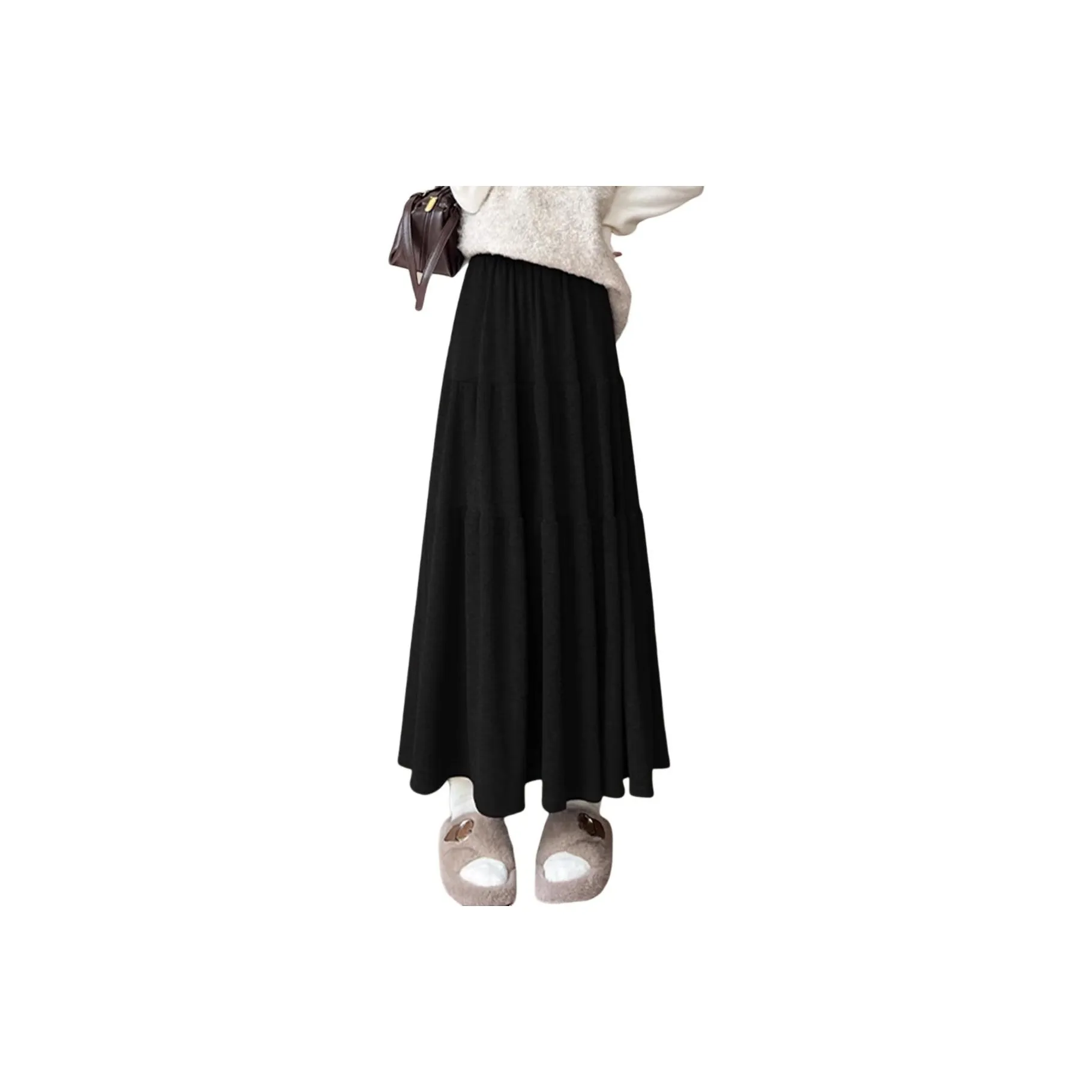 Ya Sheep People Повседневный Длинный Юбка Женские