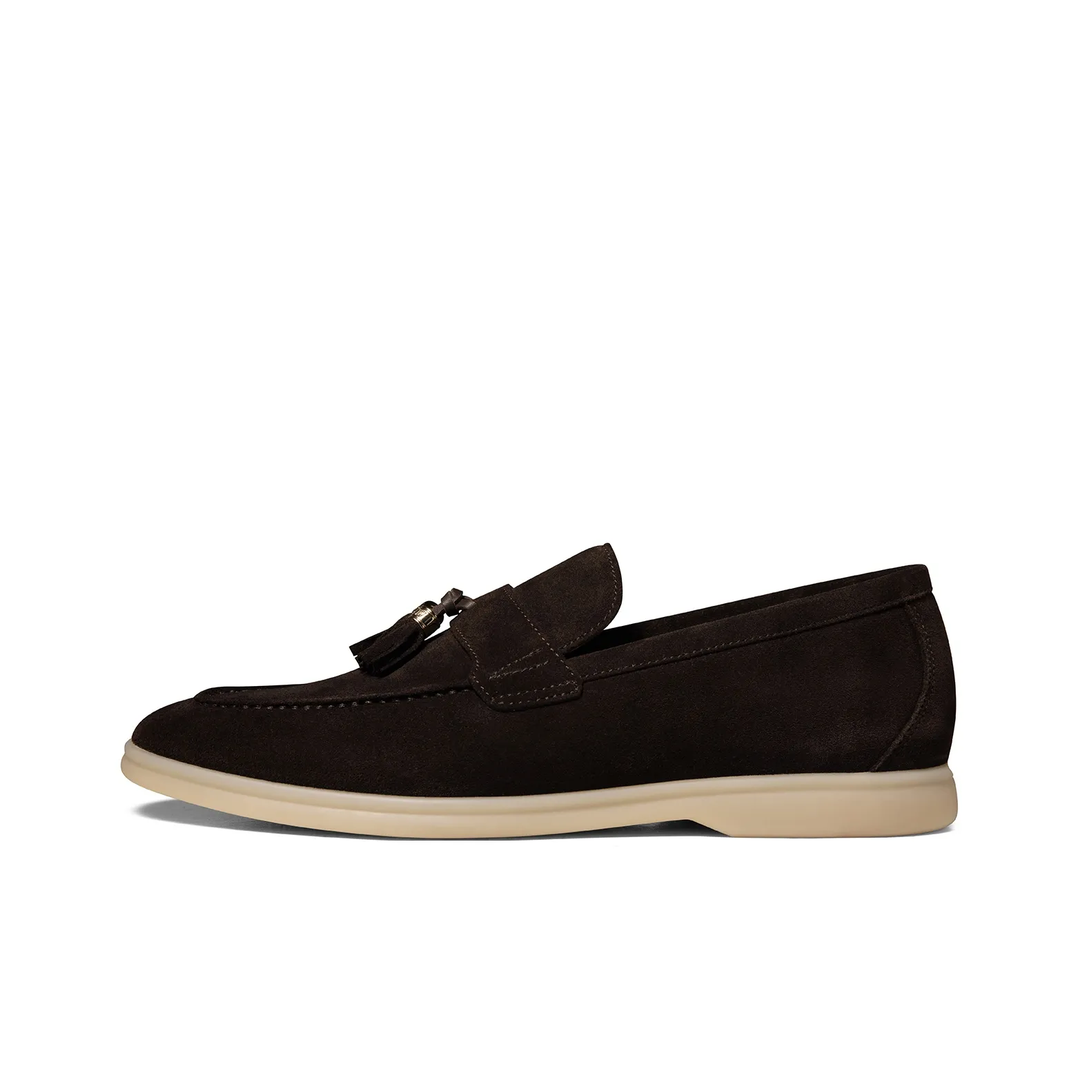 THOM WILLS British Style Business Casual Suede Slip on Loafers Men's