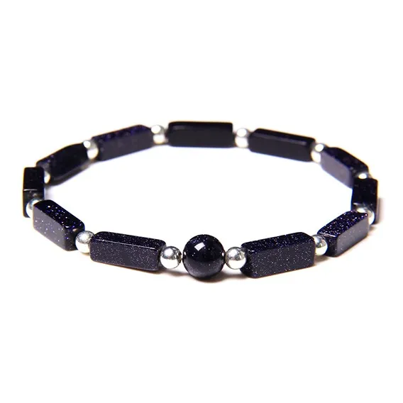 CIROCCO Artificial Blue Sandstones Bracelets Unisex CIROCCO Искусственный Синий Песчаник Браслеты Унисекс