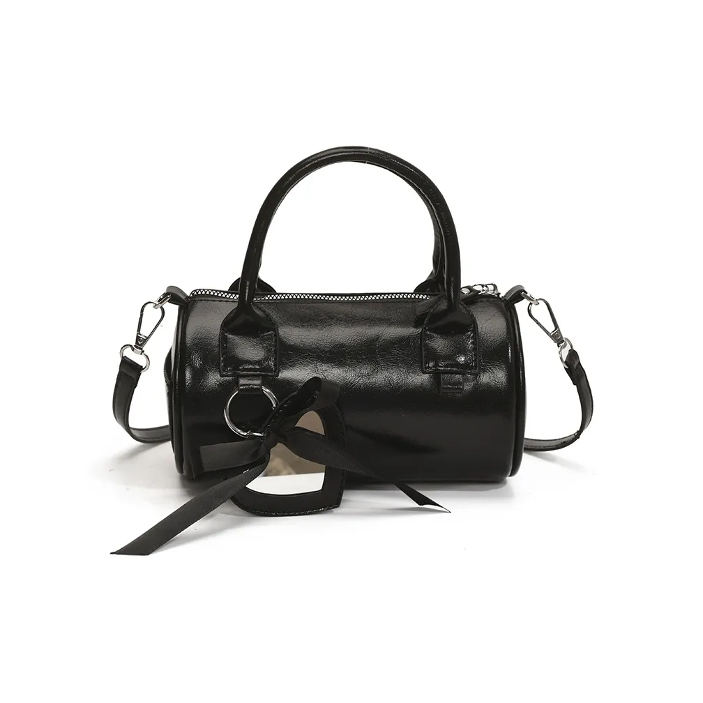 Meow in the grass ПУ (полиуретан) Одно плечо Сумка Женская Черный Серебристый Зеленый Белый