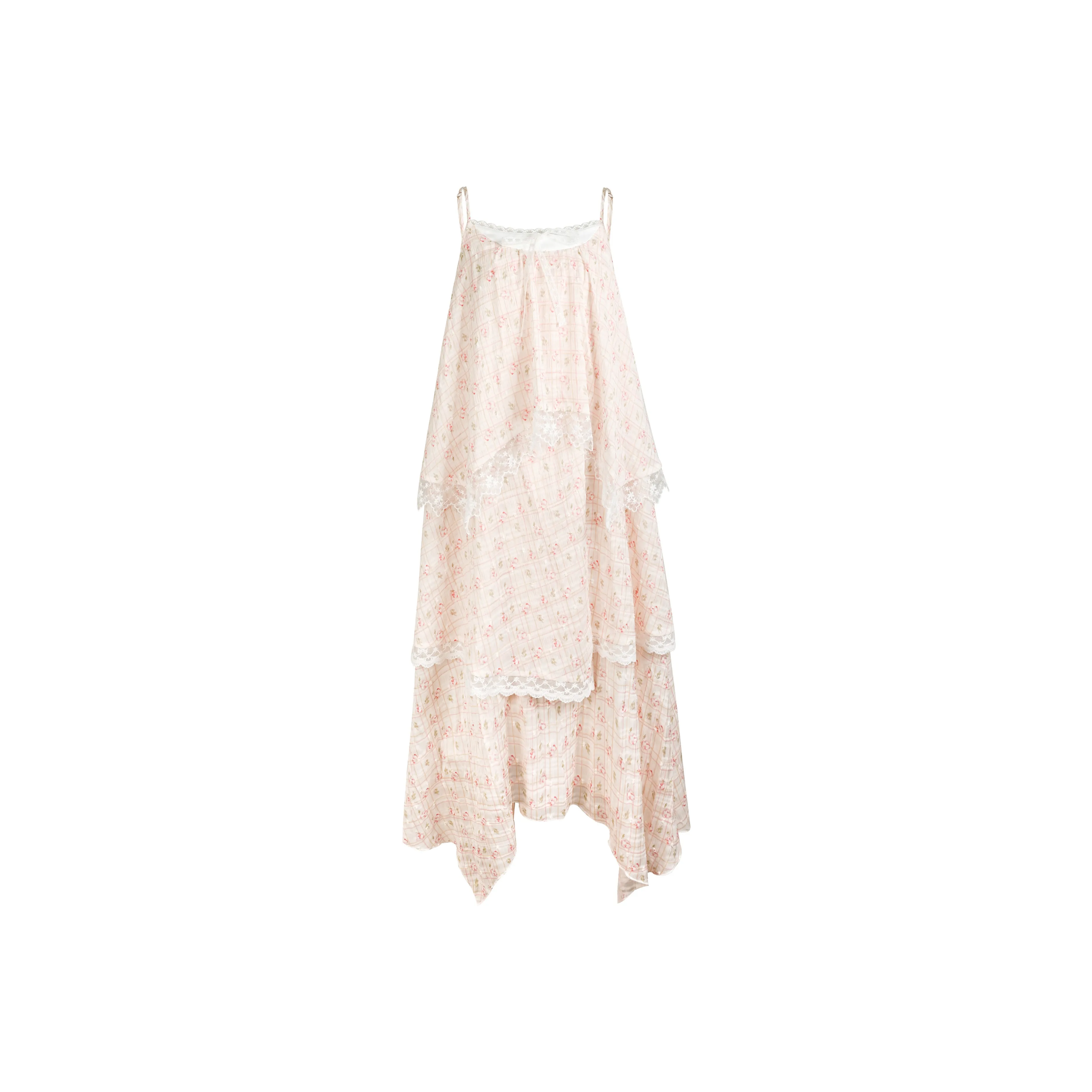 NTOT Slip Dress Women's Yellow Pink