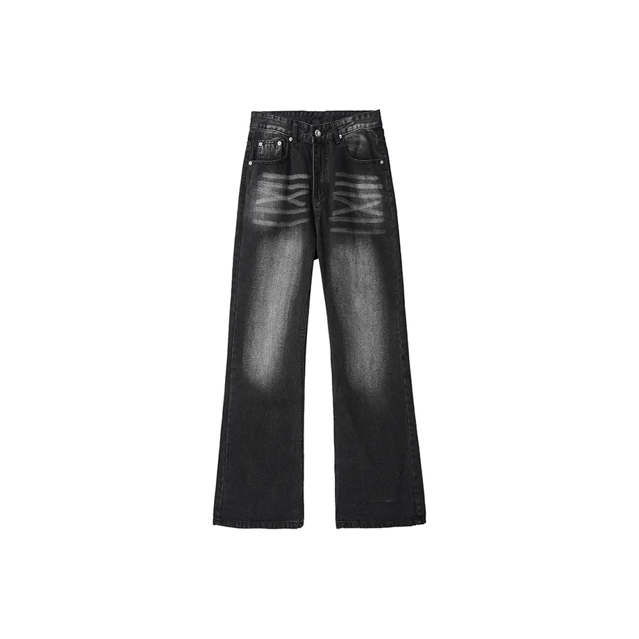 SNOW FLYING Jeans Unisex Black