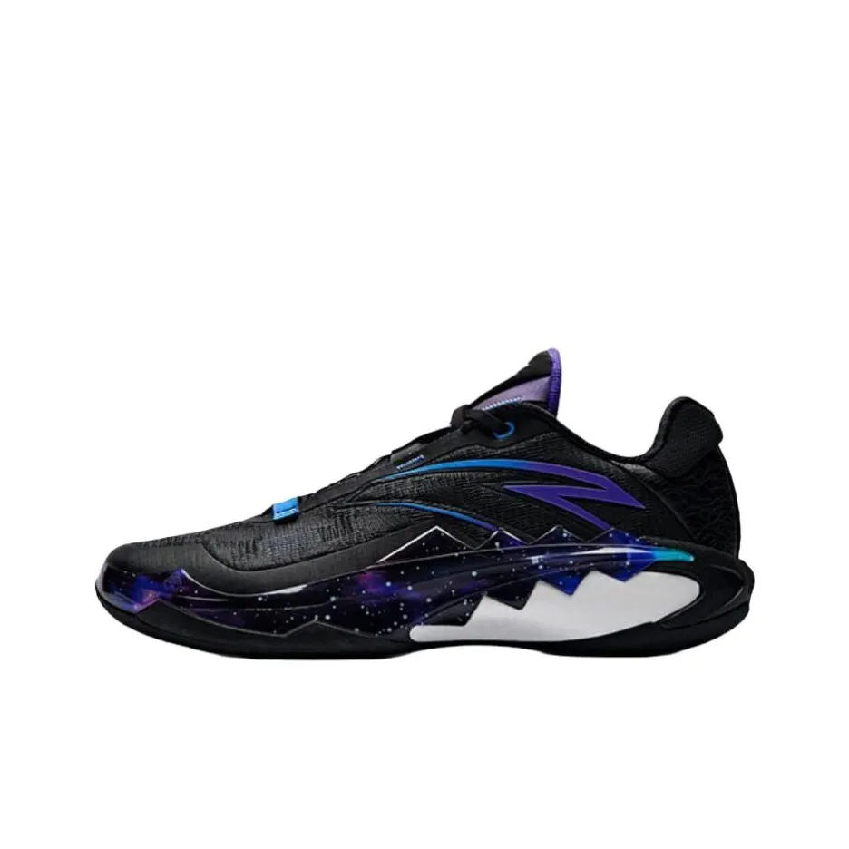Anta Proud 1st Generation Cushioned Wear-Resistant Support Low-Top Basketball Shoes Men's Black