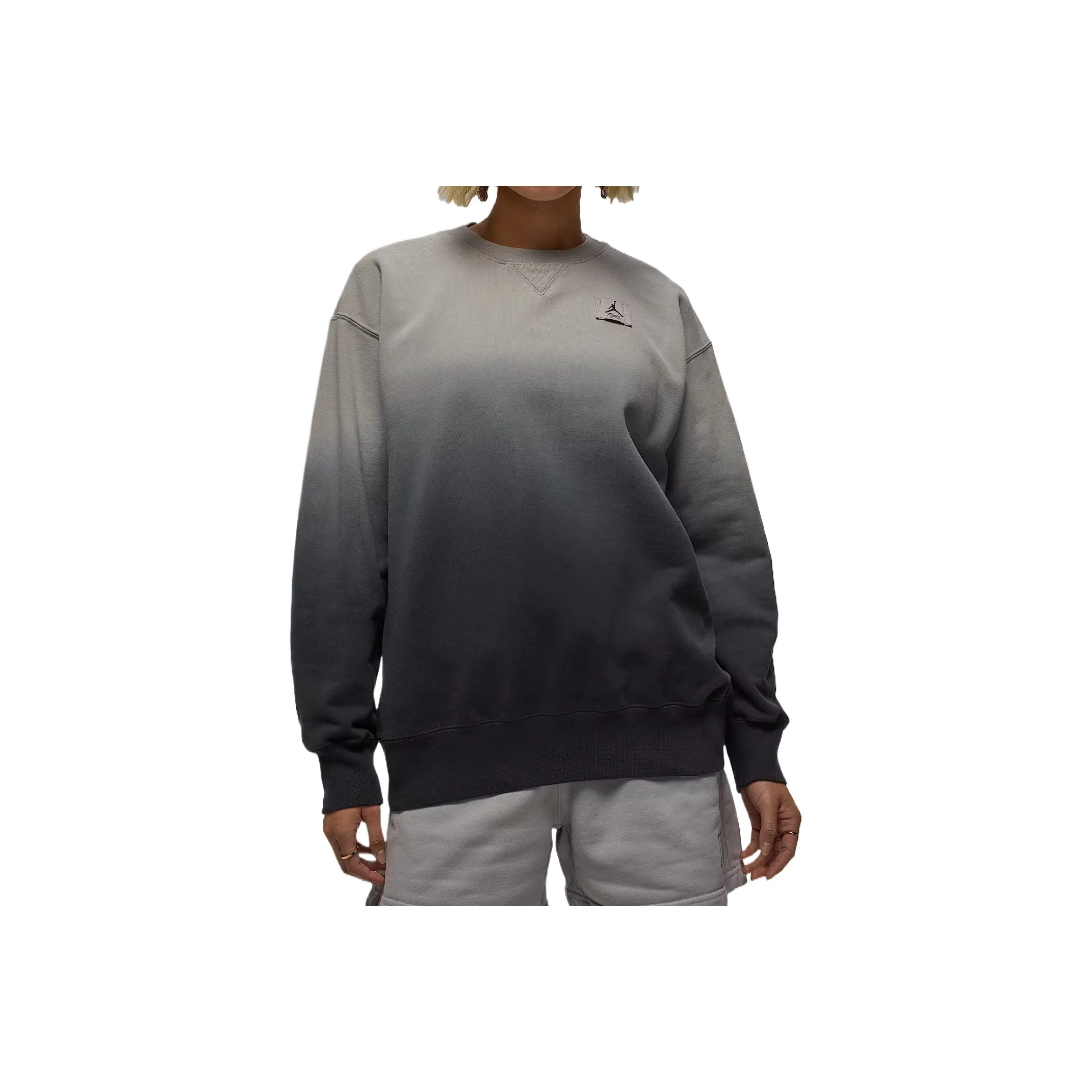 Jordan Flight Fleet Sweatshirt Women's Light Smoke Gray