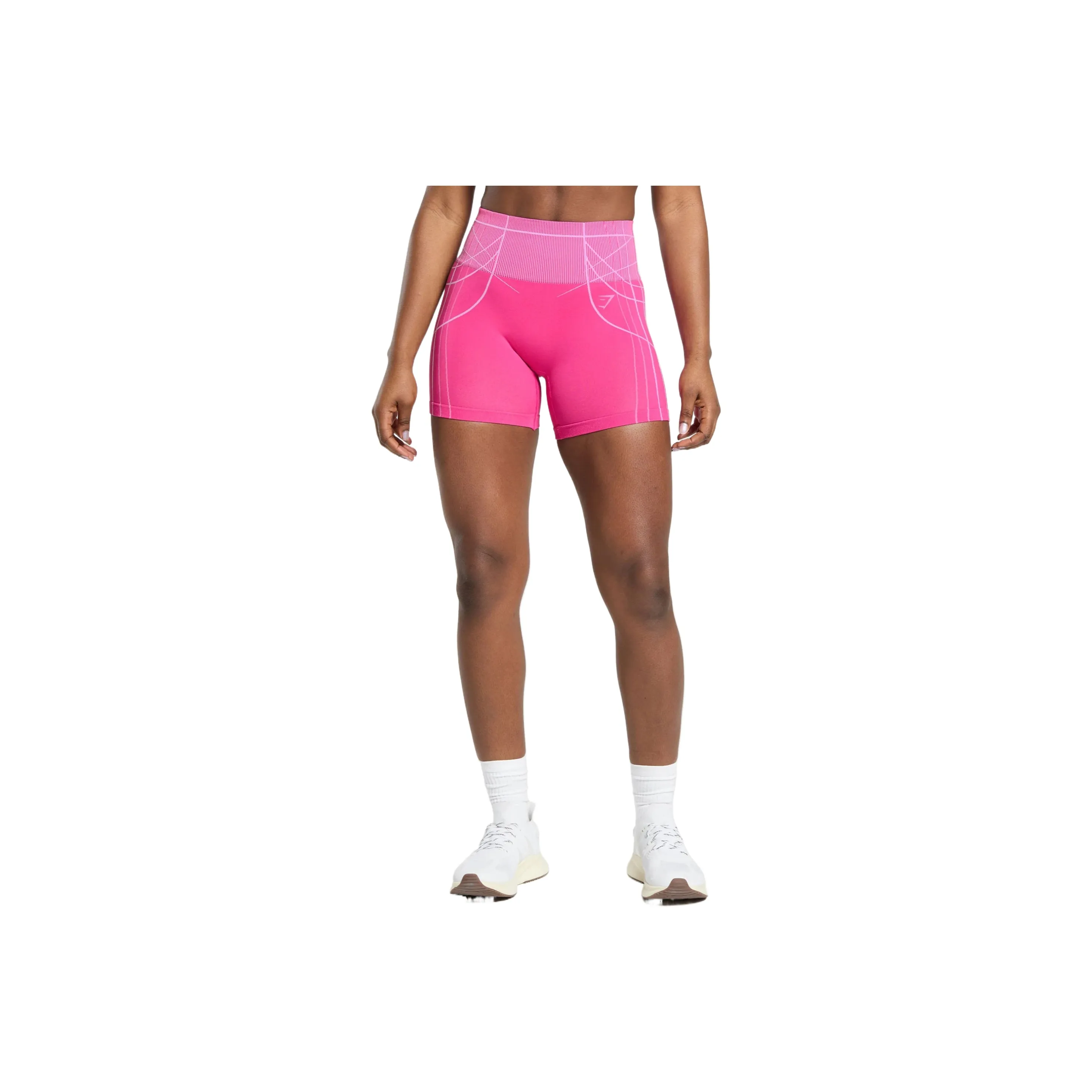 GYMSHARK Спортивные шорты Женские Розовые