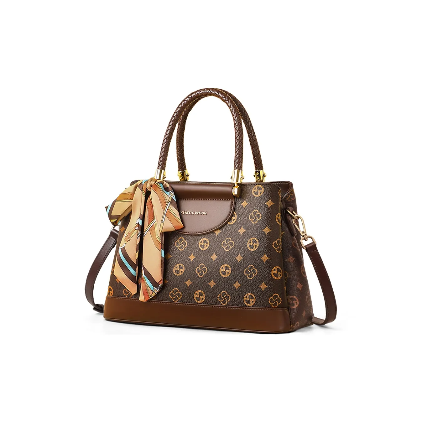 COMELY Сумка через плечо из синтетической кожи обычная женская сумка цвет кофе