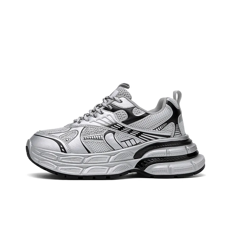 DoraemonA Низкий топ толстая подошва кроссовки женские