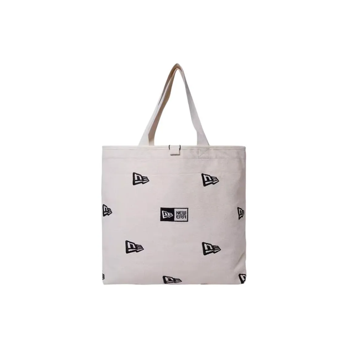 New Era Холщовая сумка Тоут сумка Сумка для покупок Сумка через плечо Унисекс Цвет слоновая кость