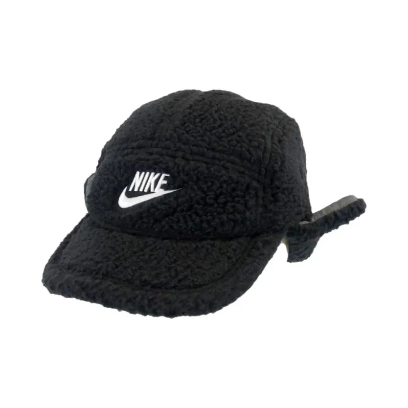 Nike Artificial Fur Polyester Nylon Baby Hats Black Nike Искусственный мех Полиэстер Нейлон Детские шапки Черный