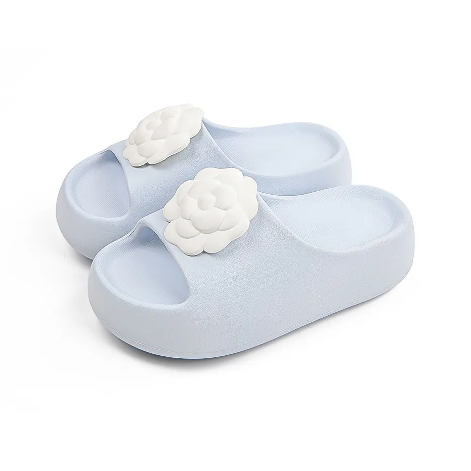 Thin Strips Sandal Slippers Blue