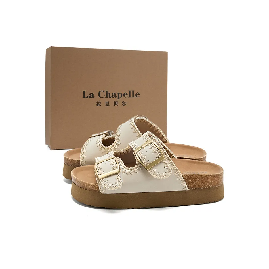 La Chapelle Слипоны Женские Бежевые