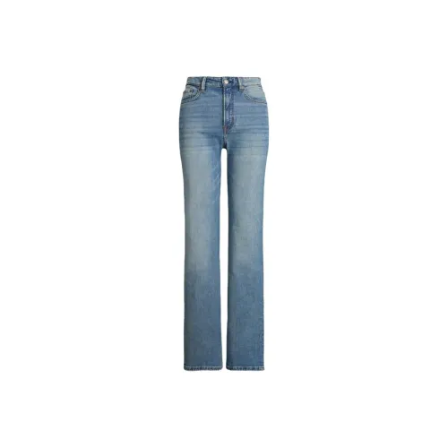 LAUREN RALPH LAUREN Синие Женские Джинсы