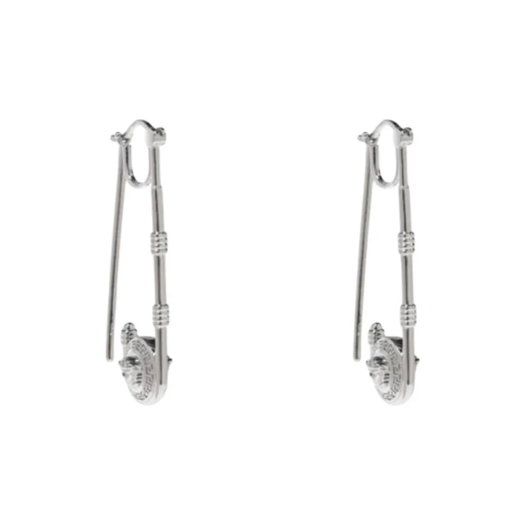 VERSACE Safety Pin Shaped Earrings