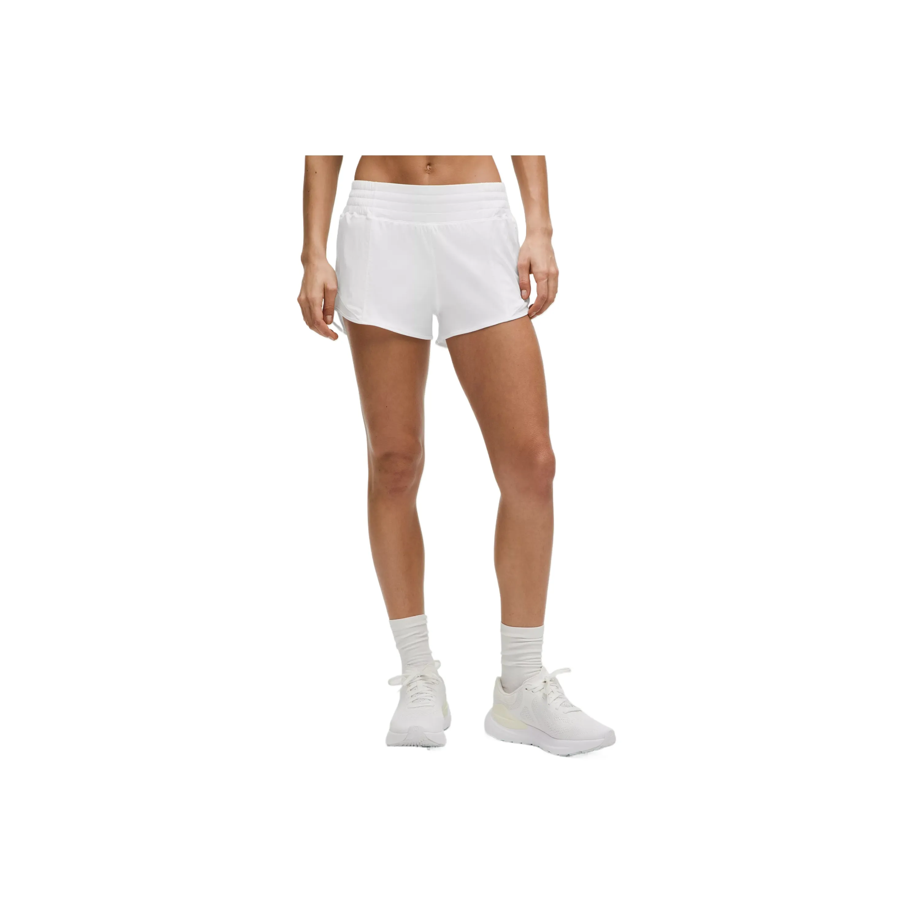 Lululemon Hotty Hot Collection Swift Sports Shorts Zaino 2.5' Women's White
