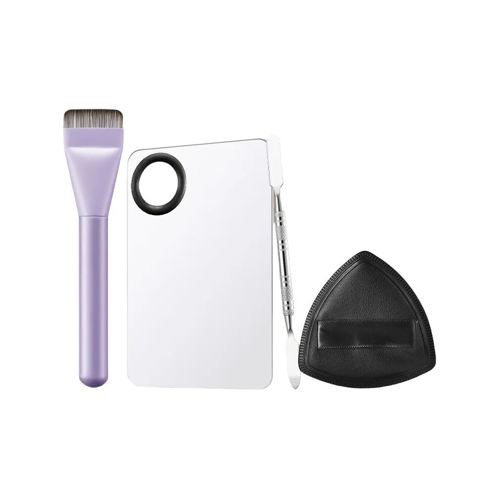 Gentle Welcome Foundation Tool Flat Head Seamless Base Make up Tools No Pink