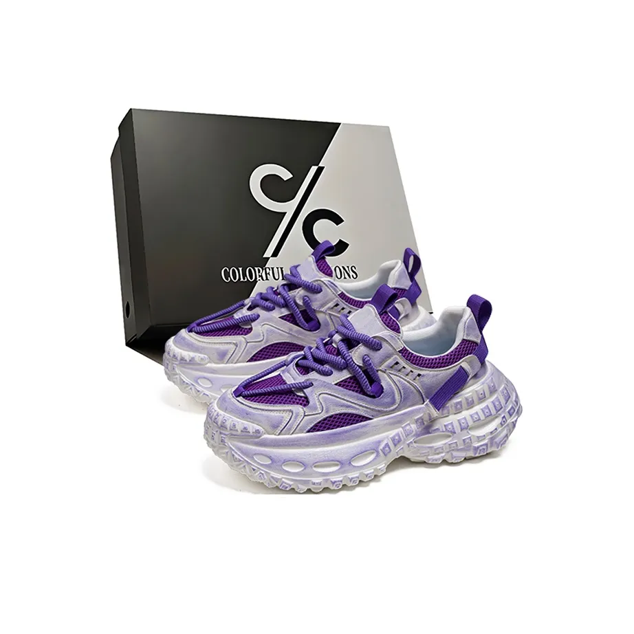 Colorful Creations Амортизация противоскользящие устойчивые к истиранию увеличивающие высоту Низкие кеды Мужские