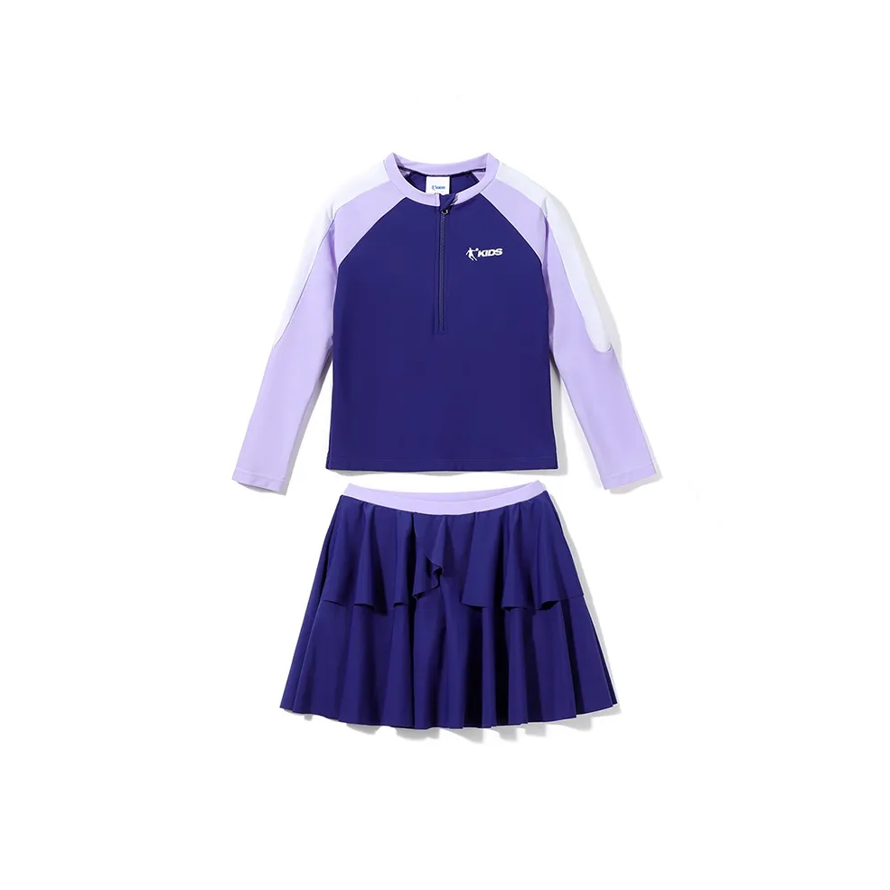 QIAODAN Детский купальник фиолетовый для подростков