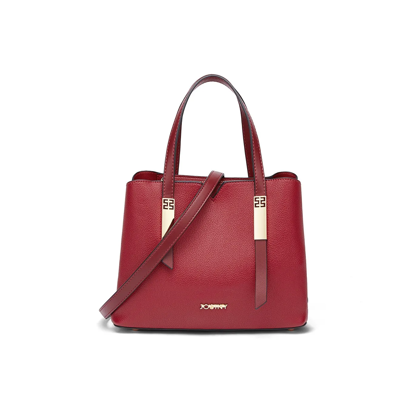 JOSINY ПУ (полиуретан) Сумка Женская Счастливый Красный Винтажный Черный