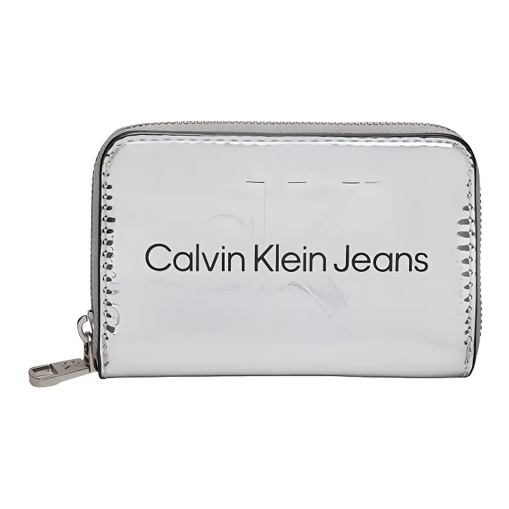 calvin RED KLEIN Polyurethane Wallet Women's Gray
