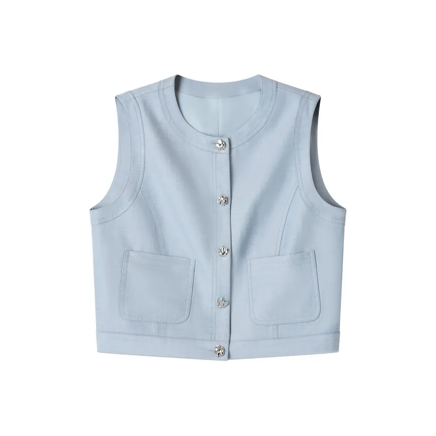 SHUXI Vests Women's Star Whisper Blue