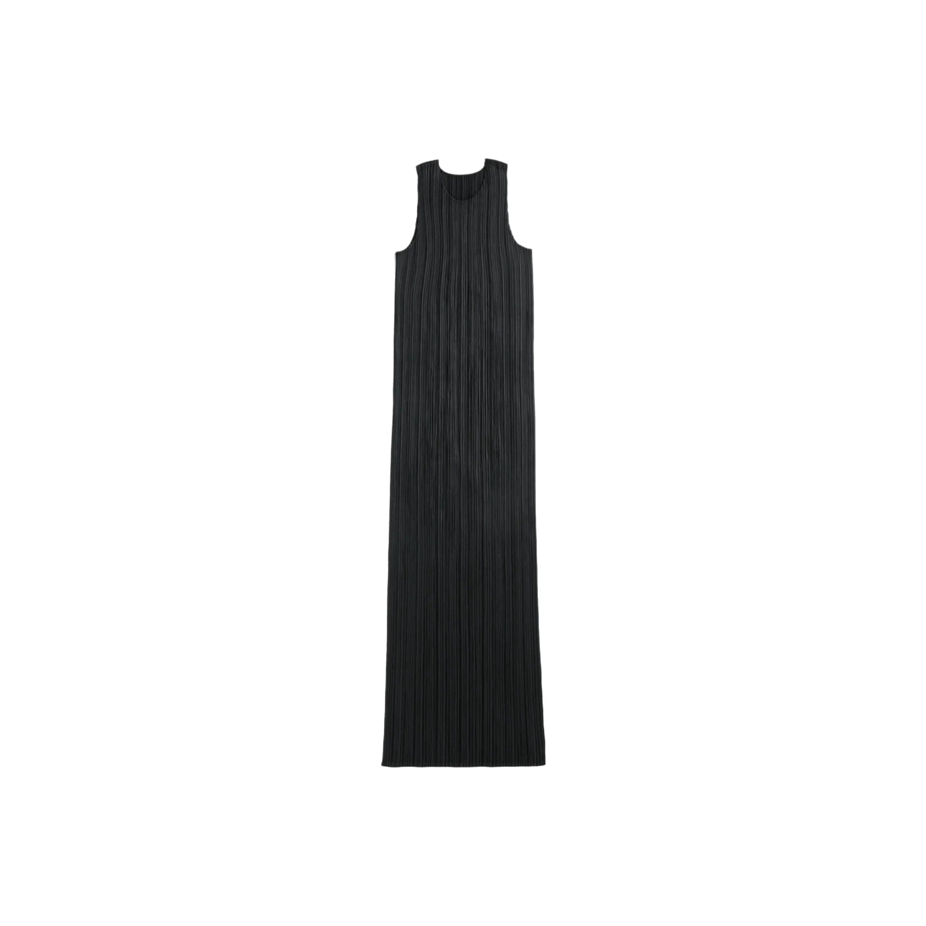 PLEATS PLEASE ISSEY MIYAKE Sleeveless Crewneck Dress