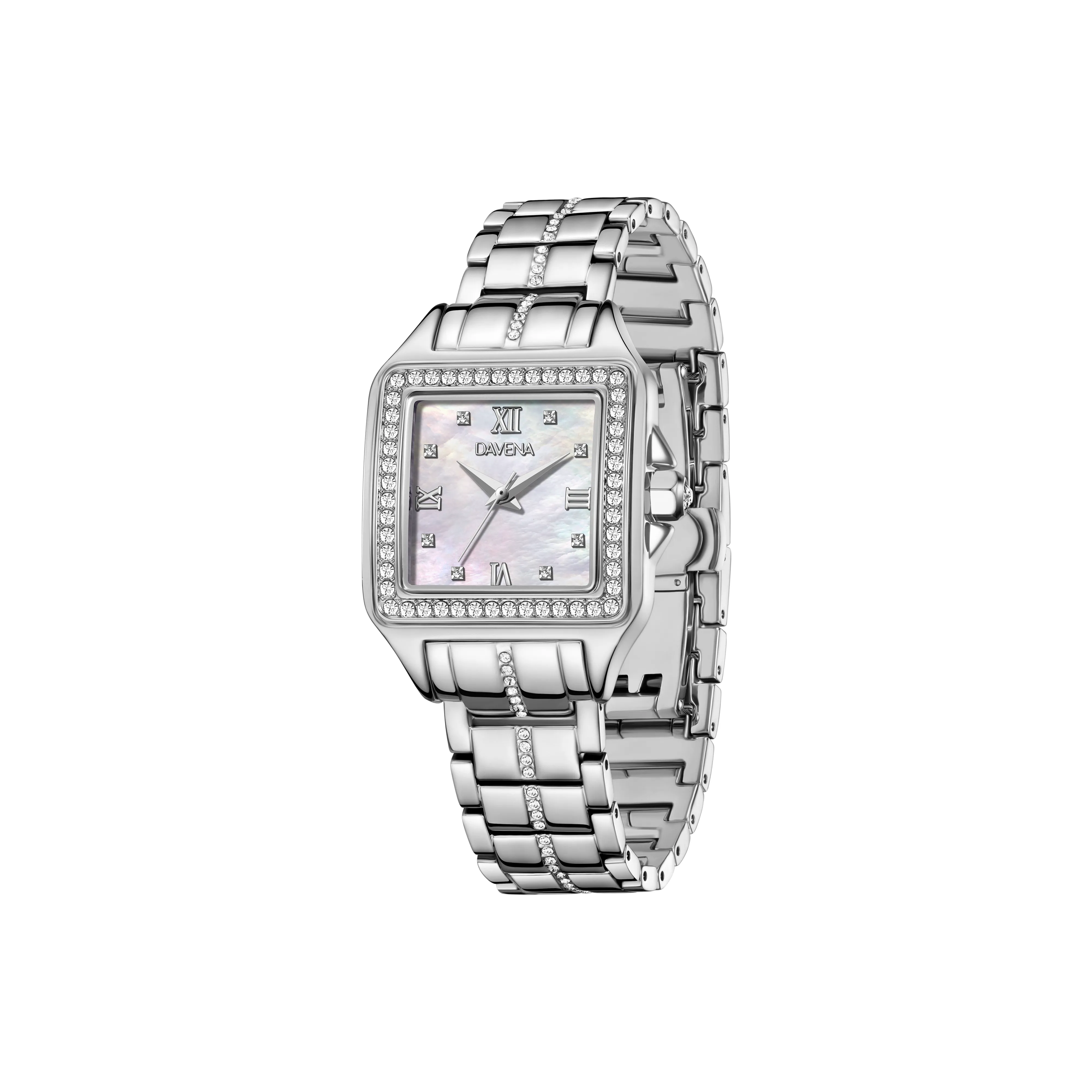 DAVENA Baby's Breath Galaxy Collection Кварцевый механизм нержавеющая сталь ремешок часы женские серебристый циферблат