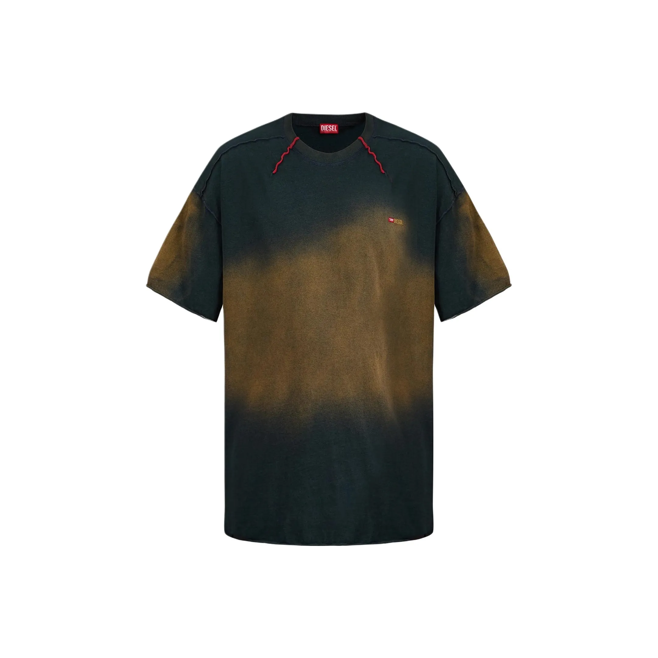 DIESEL Коричневые Мужские T-рубашки