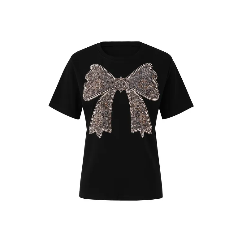 TCH Черные Женские Рубашки T