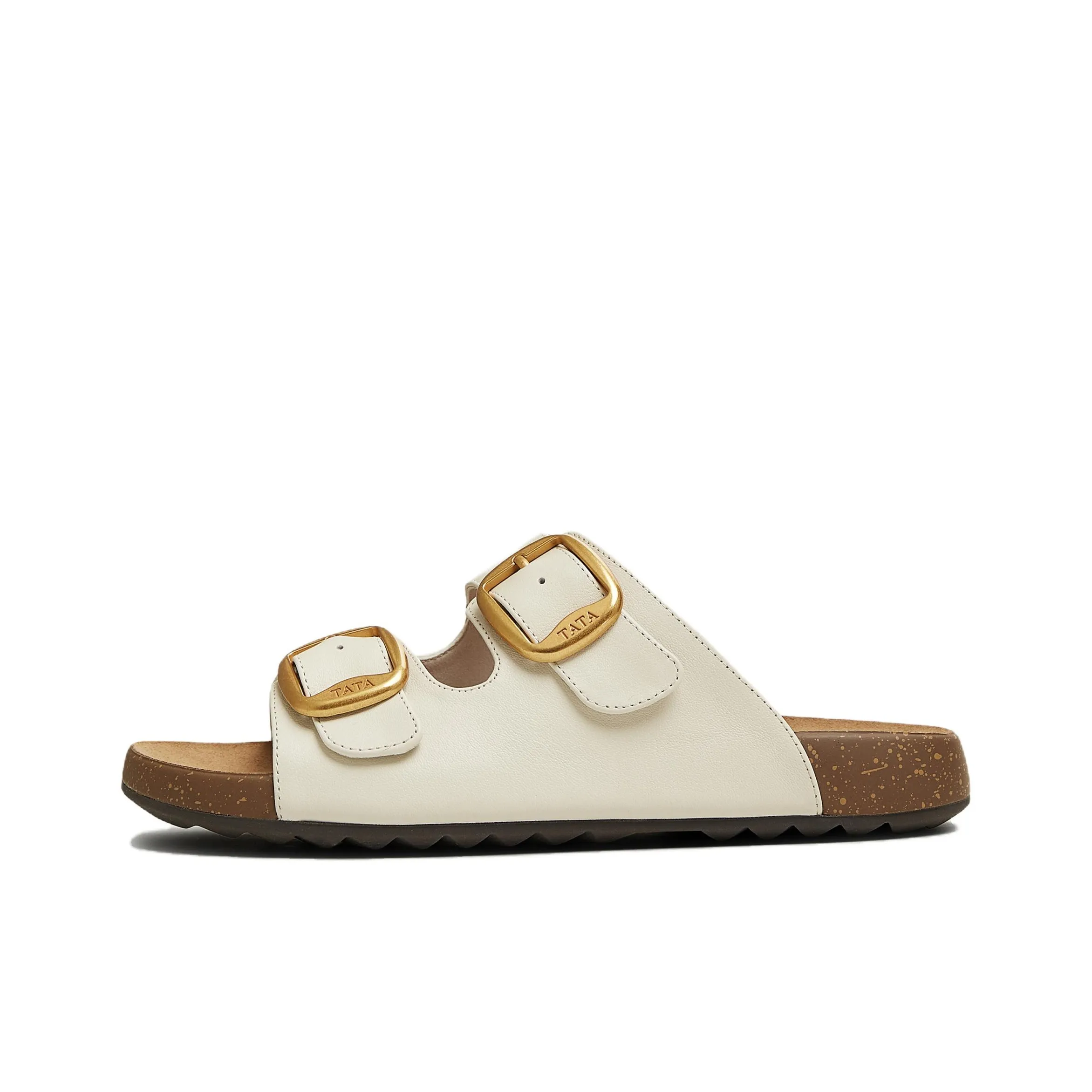 TATA Кожаный Пэчворк Тихие Слипоны Женские