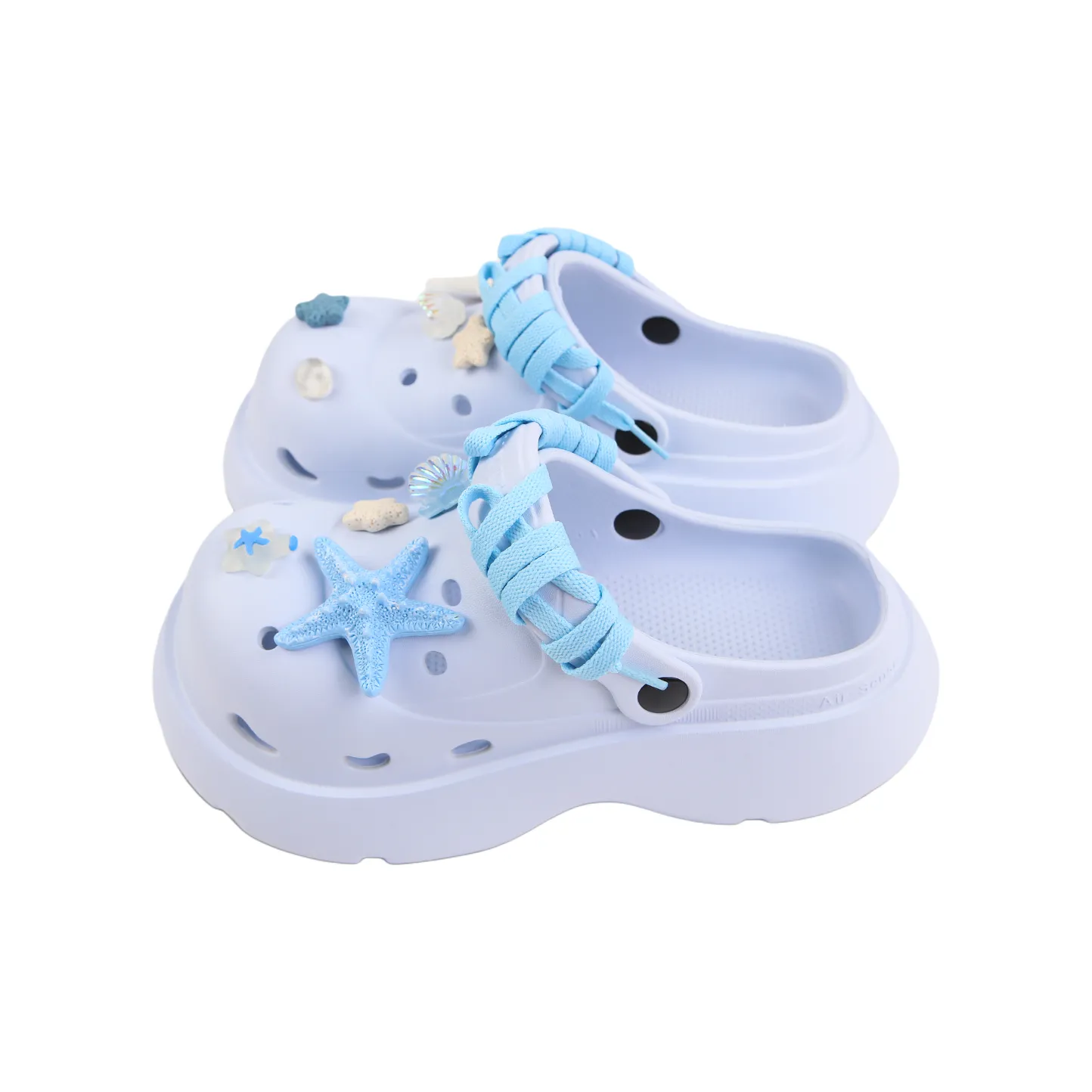 SHIGUDE Sandal Slippers Women's, Distant Sky Blue