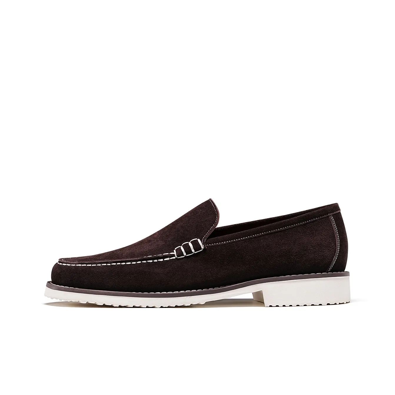 TRUFFAUT Loafers Men's Gray/Coffee/Gold Brown