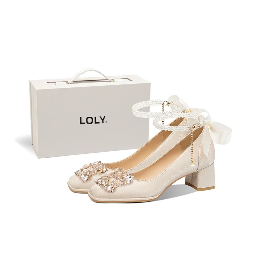 LOLY Высокие каблуки Женские Темный аромат Разреженная тень