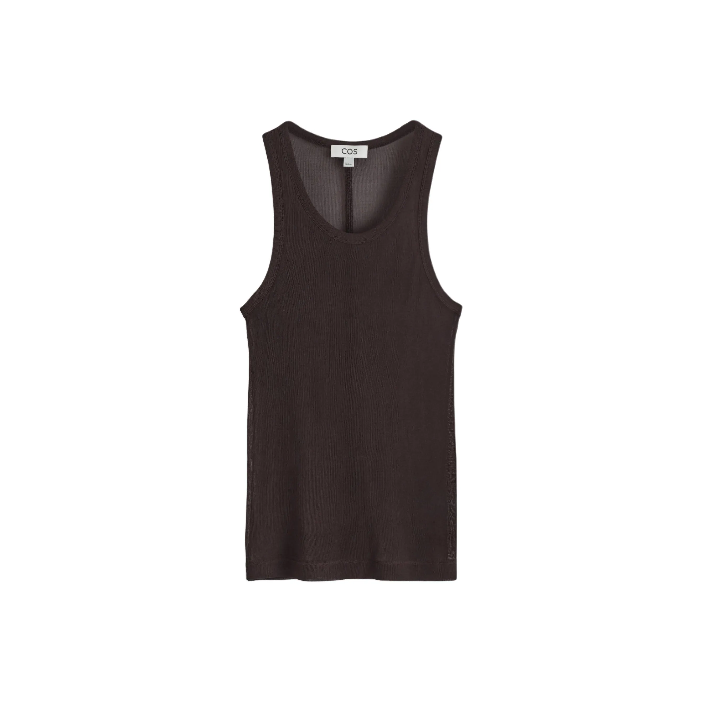 COS Tank Tops Women's Dark Brown