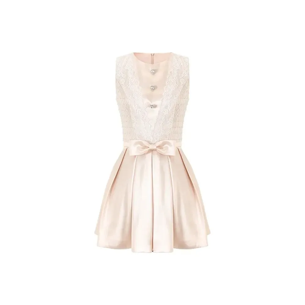 COHX Розовые Женские Платья без рукавов