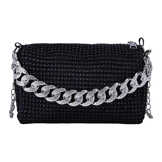 Meow in the grass ПУ (полиуретан) Ручная сумка Сумка через плечо Сумка на плечо Женская Черная Золотая Серебряная