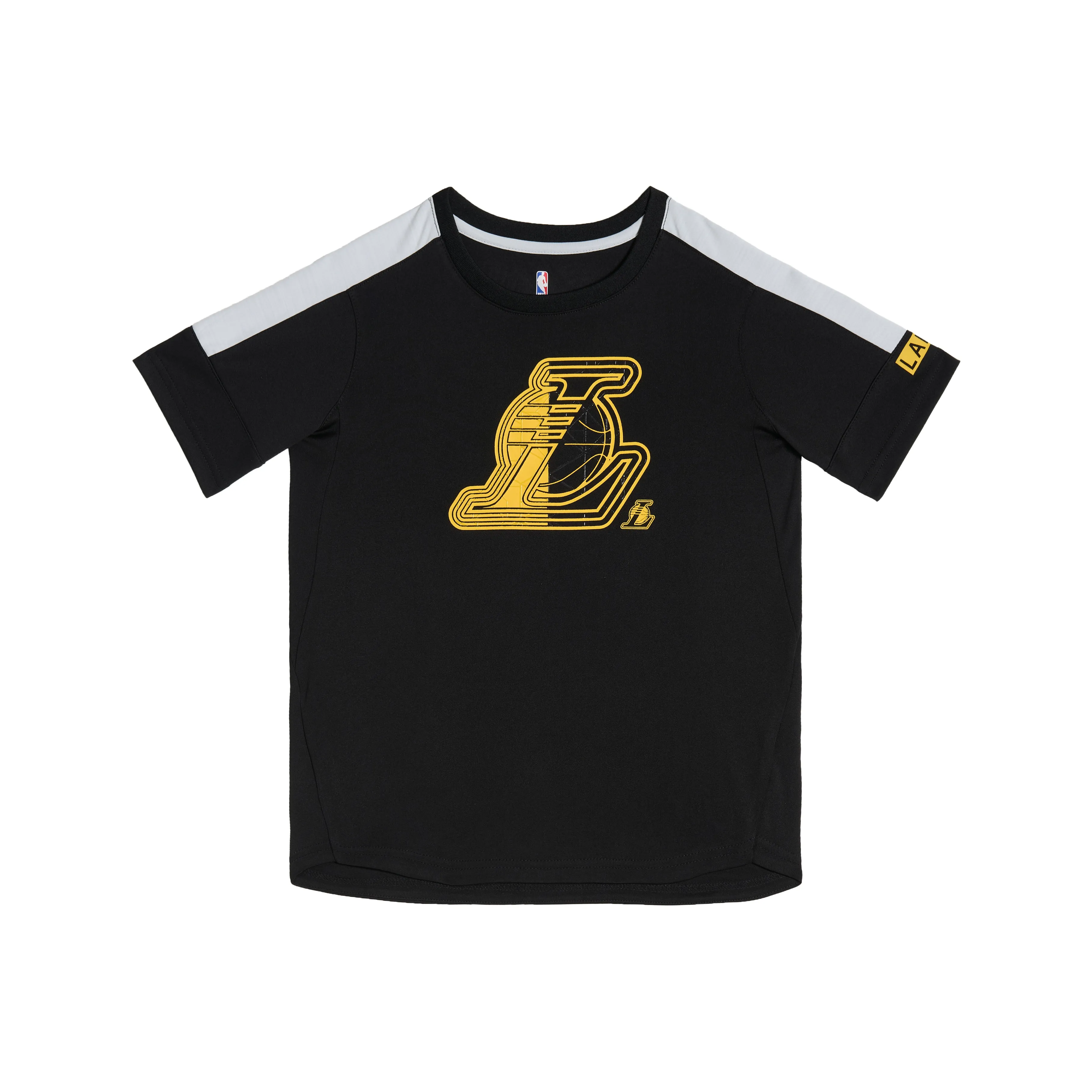 NBA Los Angeles Lakers T-рубашка SS25 черная для детей 3-7 лет