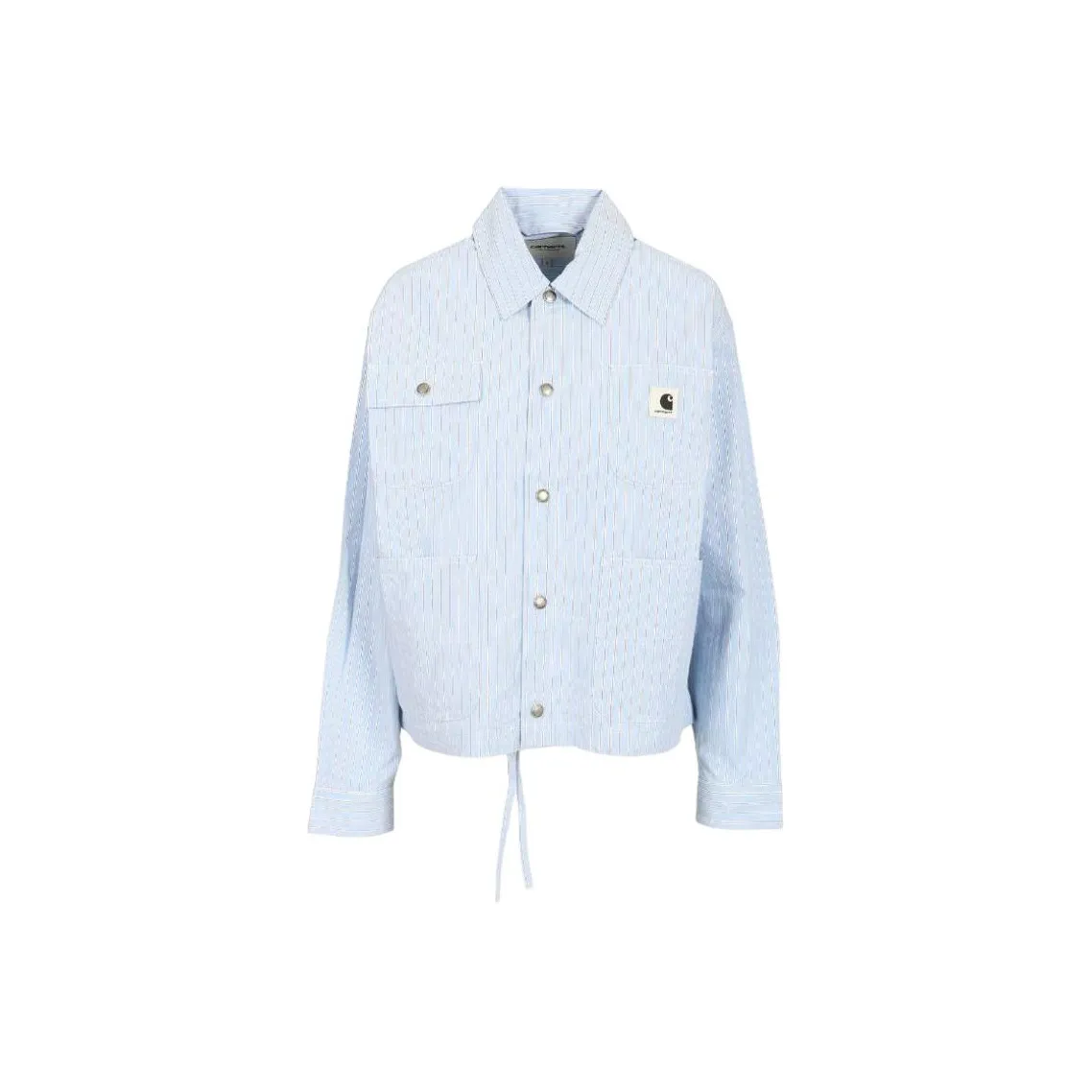 Carhartt WIP Logo Patch Striped Shirt Jacket