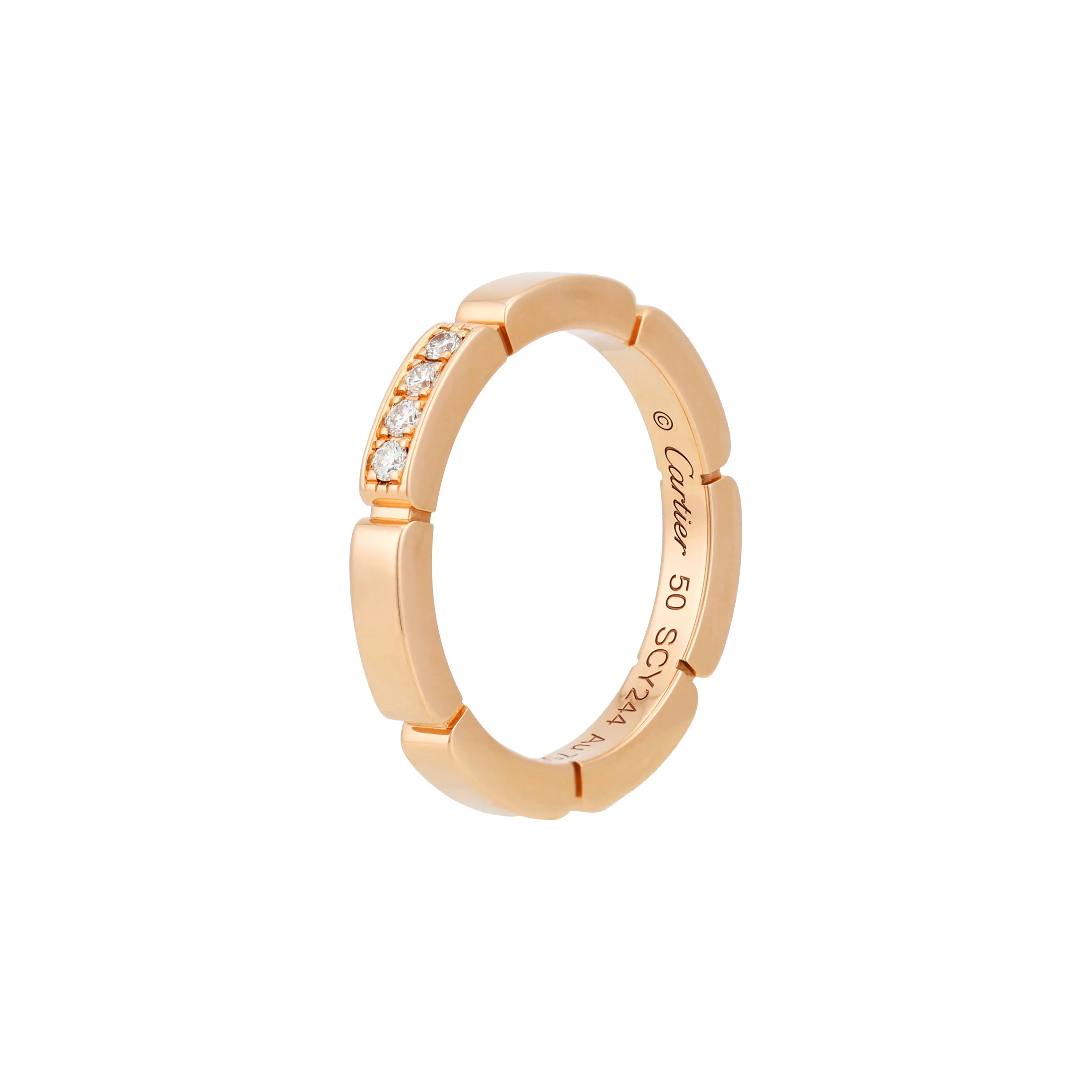 CARTIER 18K Rose Gold Rings Unisex