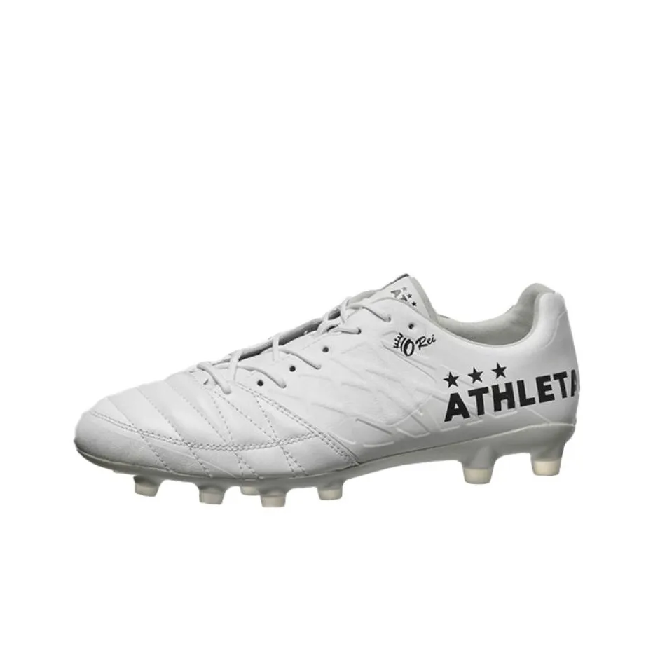ATHLETA O REI Cushioning, Wear Resistant Soccer Shoes Men's White