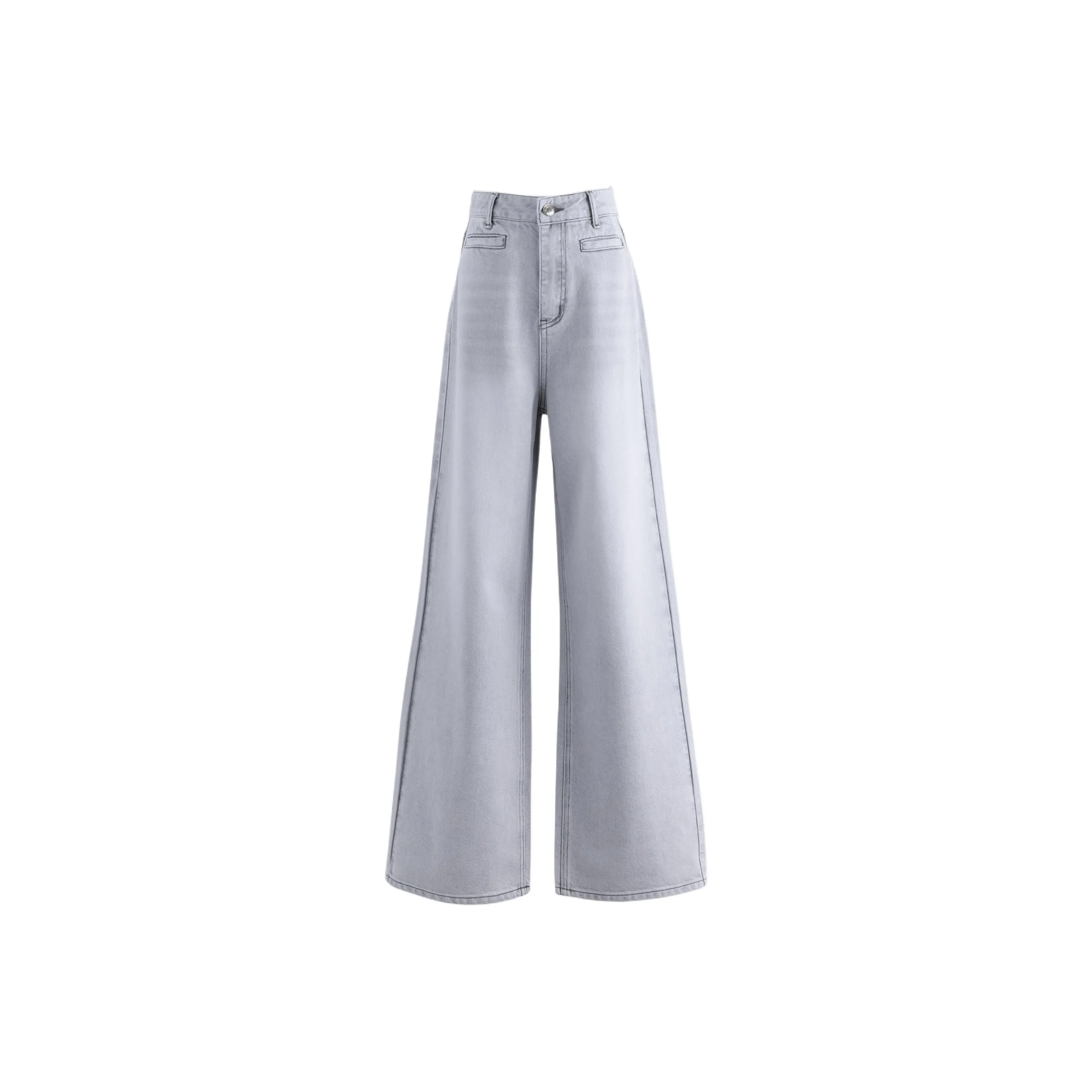 Weixi Jeans Women's Silver Gray