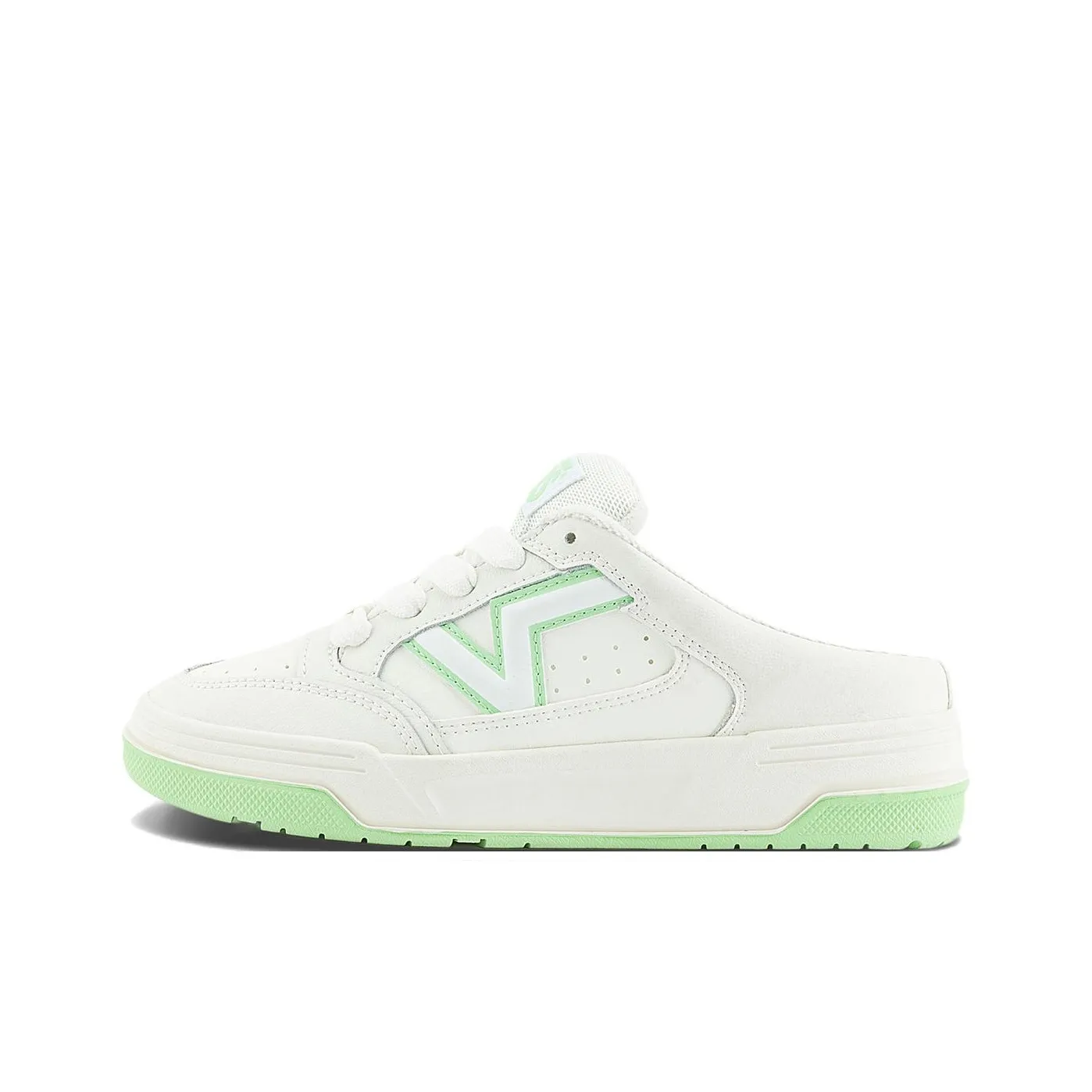 VANS Upland Low Топ Скейтборд Кроссовки Унисекс Белый Зеленый