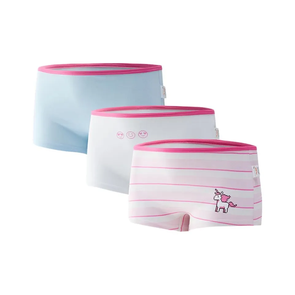 Antakids Трусы 3 упаковки Розовый Белый Синий 1 Размер для малыша