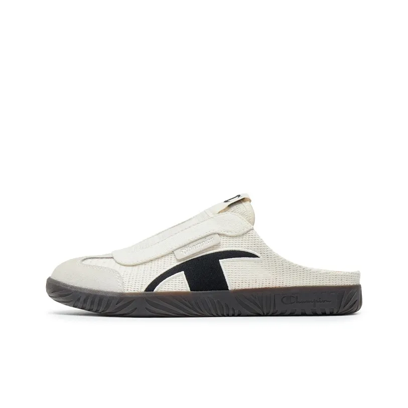 Champion Домашние тапочки Женские Молочно-белый Черный